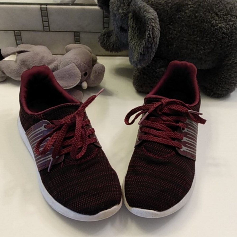 Children's Place Maroon slip on sneakers